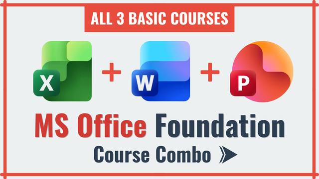 PowerPoint Word Excel Foundation Combo